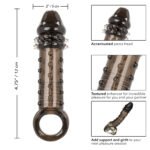 Ultimate Stud Extender Penis Sleeve – Smoke - Image 3
