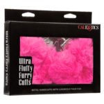 Ultra Fluffy Furry Cuffs - Pink - Image 2
