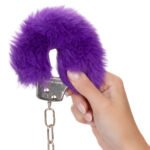 Ultra Fluffy Furry Cuffs - Purple - Image 5