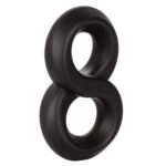 Ultra-Soft Crazy 8 Dual Enhancer Cock Ring – Black - Image 2