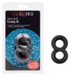 Ultra-Soft Crazy 8 Dual Enhancer Cock Ring – Black - Image 4