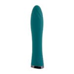 Ultra Wave Teal Rechargeable Silicone Vibrator - Image 4