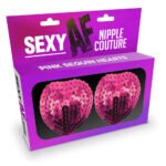 Sexy Af Nipple Couture Pink Sequin Hearts