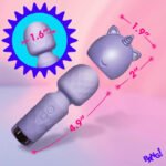 Unicorn Silicone Wand - Lavender - Image 3