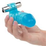 Up Extended It Up Vibrating Extension Sleeve - Blue Rechargeable - Image 3