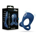 Performance Plus Dual Flex Pro Vibrating Cock Ring and Ball Strap – Blue - Image 4