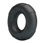 Arvell - Cockring Super Soft Silicone - Black - Image 2