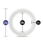 Performance - Vs2 Pure Premium Silicone Cockrings - Small - White - Image 7