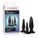 Anal Trainer Kit – Three-Piece Phthalate-Free PVC Anal Plug Set – Black - Image 2