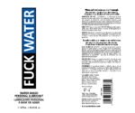 Fuck Water Water-Based Lubricant - 16 Fl. Oz. - Image 2