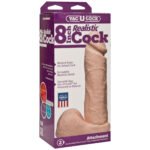 Vac-U-Lock 8 Inch Realistic Cock - White - Image 2