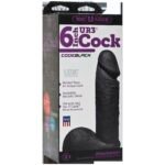 Vac-U-Lock Code Black 6 Inch Ultraskyn Cock Attachment – Black - Image 2