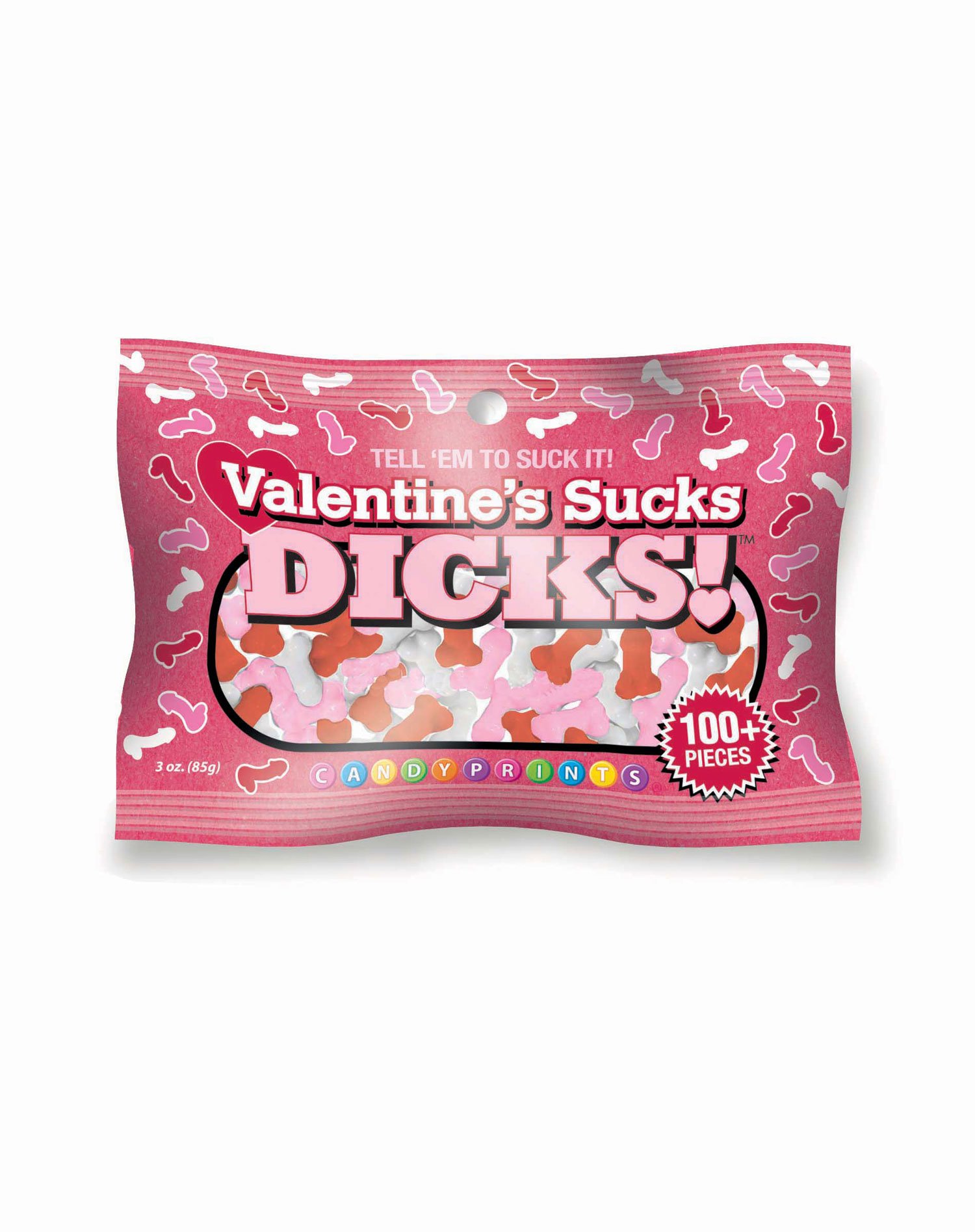 valentines-sucks-dicks-candy-3oz-bag Valentines Sucks Dicks Candy 3oz Bag - Image 1