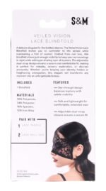 Veiled Vision Lace Blindfold – Black