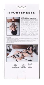 Velvet Noir Adjustable Hog Tie and Cuff Set - Image 2