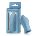 Versa T Sleeve Light Blue Textured Stroker – 100% Liquid Silicone - Image 3
