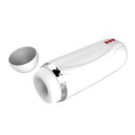Vibrating Cocksucker Male Masturbator – White, Rechargeable, 5 Suction & 10 Vibration Modes - Image 2
