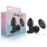Cheeky Charms Vibrating Gunmetal Metal Anal Plug – Medium - Image 2