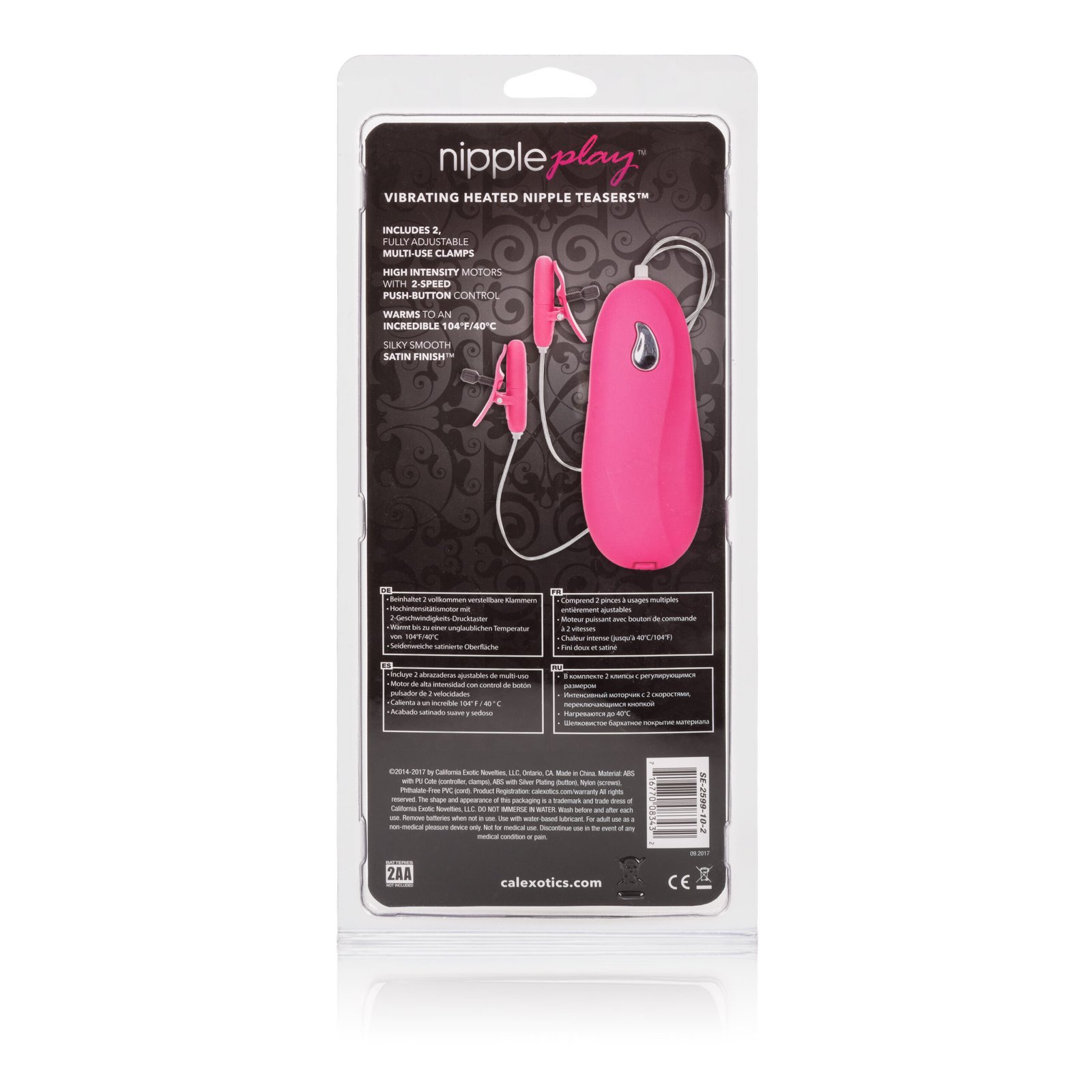 vibrating-heated-nipple-teasers-pink Vibrating Heated Nipple Teasers - Pink - Image 1