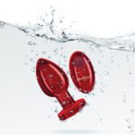 Cheeky Charms Vibrating Red Metal Anal Plug – Large - Image 6