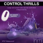 Vibrating Silicone Grinder – Purple, Rechargeable with Remote Control - Image 3