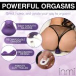 Vibrating Silicone Grinder – Purple, Rechargeable with Remote Control - Image 4