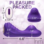 Vibrating Silicone Grinder – Purple, Rechargeable with Remote Control - Image 5