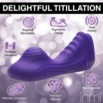 Vibrating Silicone Grinder – Purple, Rechargeable with Remote Control - Image 6
