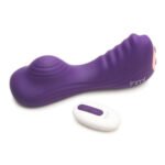 Vibrating Silicone Grinder – Purple, Rechargeable with Remote Control - Image 8