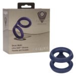 Viceroy Dual Ring Cock Ring – Blue - Image 11