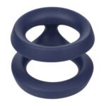 Viceroy Dual Ring Cock Ring – Blue - Image 3