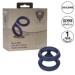 Viceroy Dual Ring Cock Ring – Blue - Image 10