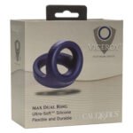 Viceroy Max Dual Cock Ring – Blue, Body-Safe Silicone - Image 2