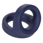 Viceroy Max Dual Cock Ring – Blue, Body-Safe Silicone - Image 4