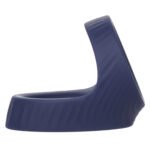 Viceroy Max Dual Cock Ring – Blue, Body-Safe Silicone - Image 5