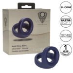 Viceroy Max Dual Cock Ring – Blue, Body-Safe Silicone - Image 9