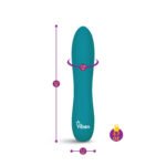 Vivacious Flexible Power Bullet Rechargeable Vibrator – Ocean Blue - Image 2