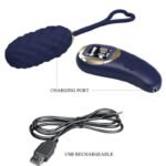 Vivian Remote Control Vibrating Egg - Blue