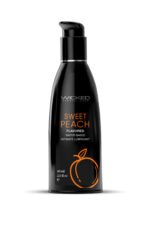 Wicked Aqua Sweet Peach Water-Based Intimate Lubricant – 2 fl oz