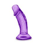 B Yours Sweet n' Small 4 Inch Dildo with Suction Cup – Purple - Image 3