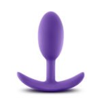 Luxe - Wearable Vibra Slim Plug - Medium - Purple - Image 2