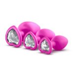 Luxe - Bling Plugs Training Kit - Pink with White Gems - Image 4