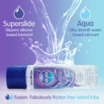 Skins Fusion Hybrid Silicone and Water Based Lubricant 4.4oz - Image 2