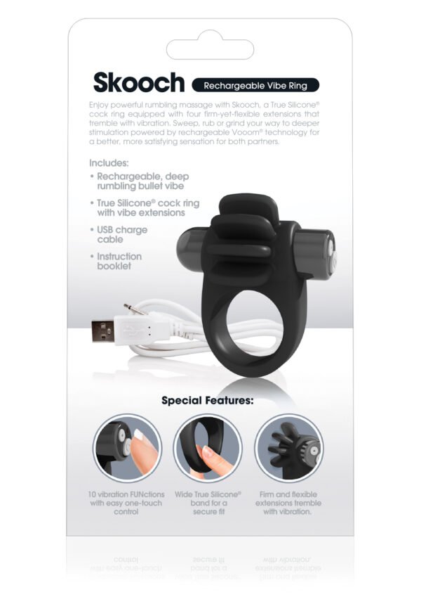 Charged Skooch Ring - Black
