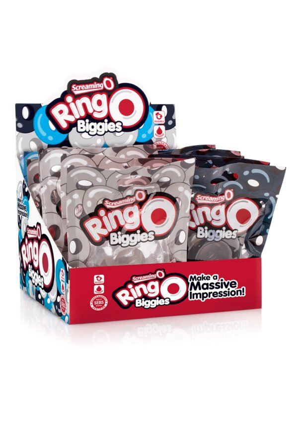 Ringo Biggies - 18 Count P.O.P. Box Display - Assorted