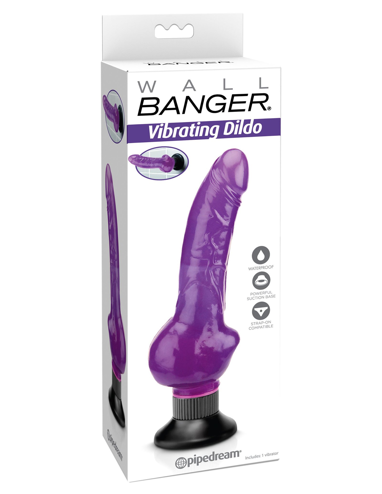 wall-banger-vibrating-dildo-purple Wall Banger - Vibrating Dildo - Purple - Image 1