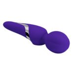 Walter Super Soft Silicone Wand Vibrator – Violet - Image 3