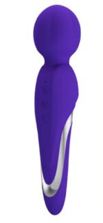 Walter Super Soft Silicone Wand Vibrator – Violet - Image 7