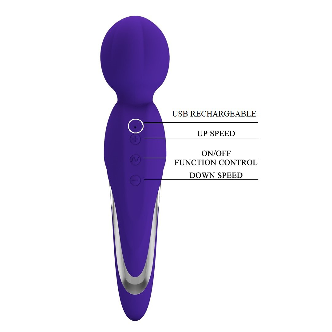 walter-super-soft-silicone-wand-violet Walter Super Soft Silicone Wand - Violet - Image 1