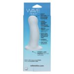 Wave Rider Foam Liquid Silicone Anal Plug with Suction Cup Base – Blue - Image 3